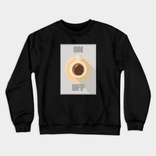 Coffee Brain Switch Crewneck Sweatshirt